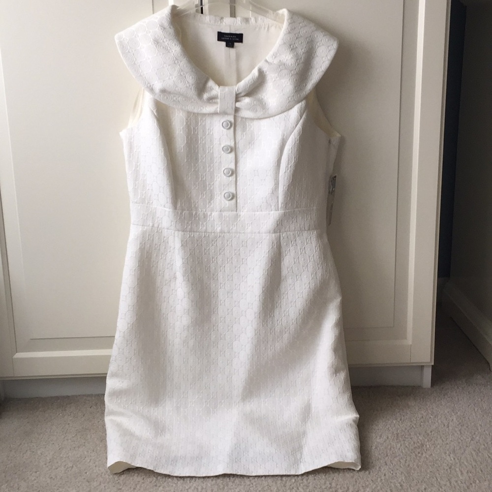 Tahiri White Sleeveless Dress